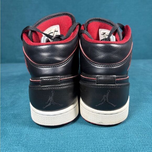 Nike Air Jordan 1 Mid Retro Black Red 2015 Shoes Men\'s Size 8 main image 6
